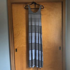 Merona stripped maxi dress